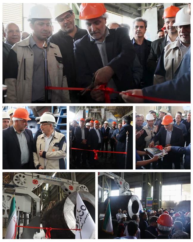 تولید بزرگترین ماشین برش کشور در مجتمع صنعتی اسفراین