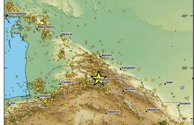 زلزله ۳.۱ ریشتری بجنورد را لرزاند
