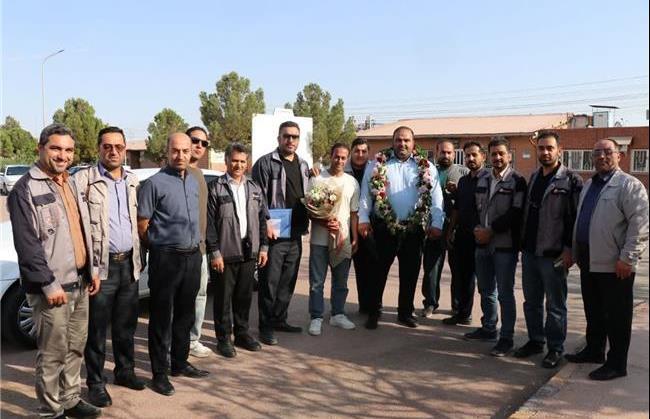 تجلیل از نایب‌قهرمان جهان مسابقات عشایری قرقیزستان در شرکت آلومینای ایران