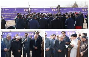 کلنگ‌زنی نیروگاه خورشیدی ۲۰ مگاواتی در مجتمع صنعتی اسفراین