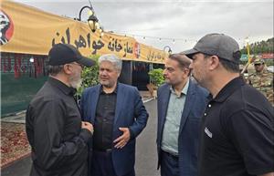 اقدامات شرکت توزیع برق خراسان شمالی برای اسکان و میزبانی زائران در سوگ رهبر شهید
