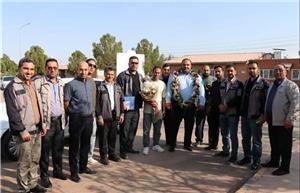 تجلیل از نایب‌قهرمان جهان مسابقات عشایری قرقیزستان در شرکت آلومینای ایران